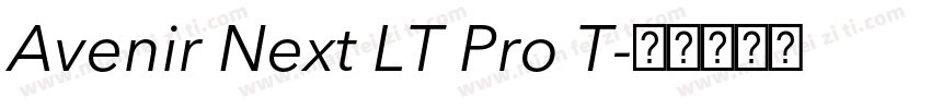 Avenir Next LT Pro T字体转换